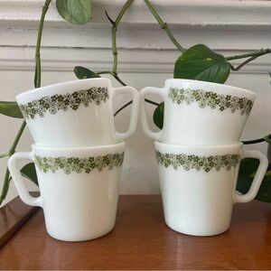 Vintage Pyrex Spring Blossom Mugs